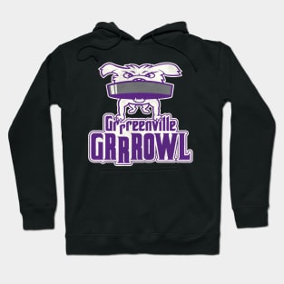 Defunct Greenville Grrrowl Hockey Team Hoodie